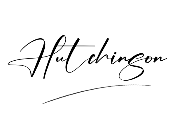 The best stylish Hutchinson name signature simple easy in English