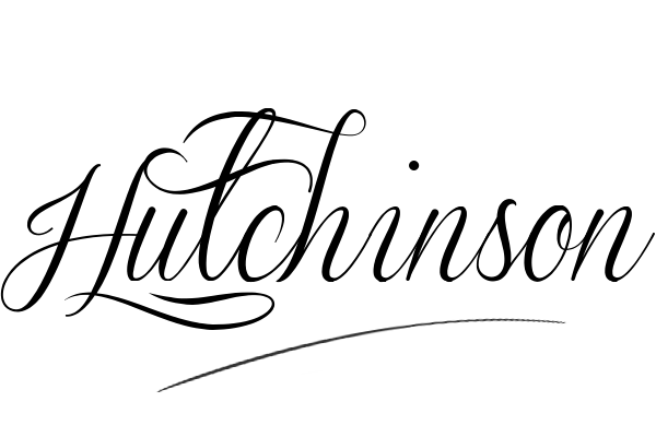 The best stylish Hutchinson name signature simple easy in English