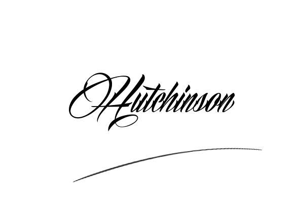 The best stylish Hutchinson name signature simple easy in English