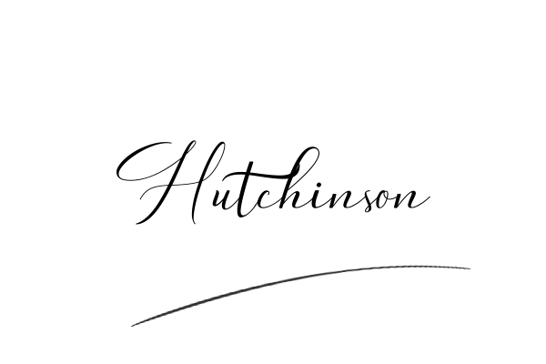 The best stylish Hutchinson name signature simple easy in English