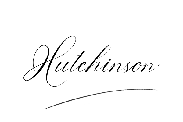 The best stylish Hutchinson name signature simple easy in English