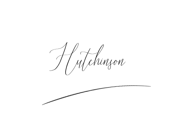 The best stylish Hutchinson name signature simple easy in English