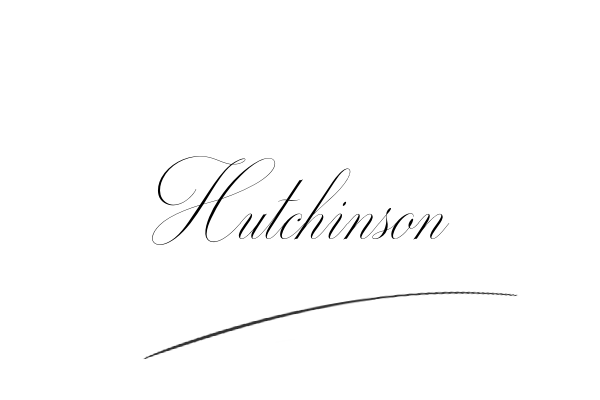 The best stylish Hutchinson name signature simple easy in English