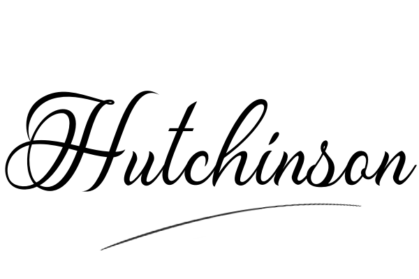 The best stylish Hutchinson name signature simple easy in English