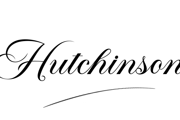 The best stylish Hutchinson name signature simple easy in English