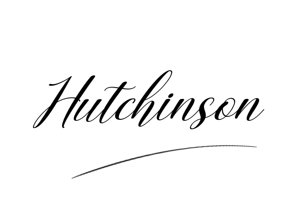 The best stylish Hutchinson name signature simple easy in English