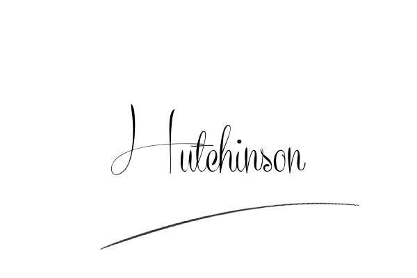 The best stylish Hutchinson name signature simple easy in English