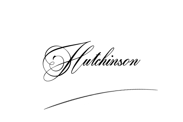 The best stylish Hutchinson name signature simple easy in English