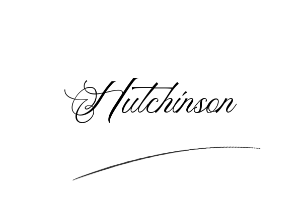 The best stylish Hutchinson name signature simple easy in English