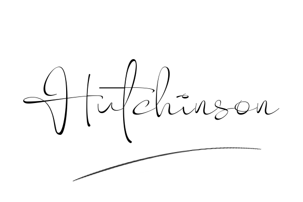 The best stylish Hutchinson name signature simple easy in English