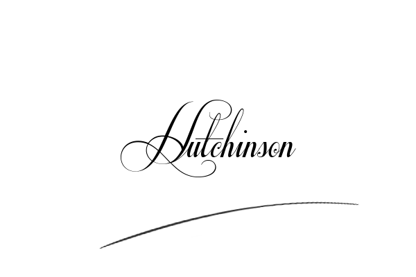 The best stylish Hutchinson name signature simple easy in English