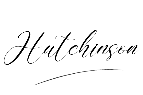 The best stylish Hutchinson name signature simple easy in English