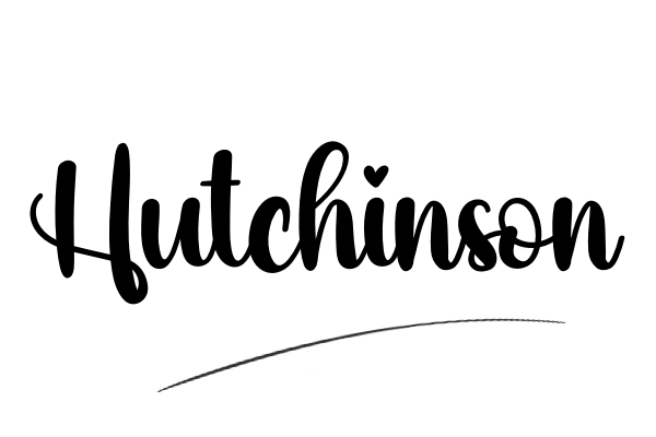 The best stylish Hutchinson name signature simple easy in English