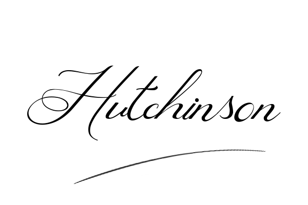 The best stylish Hutchinson name signature simple easy in English