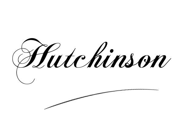 The best stylish Hutchinson name signature simple easy in English