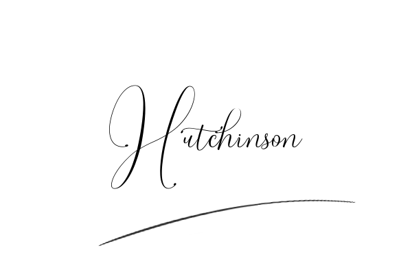 The best stylish Hutchinson name signature simple easy in English