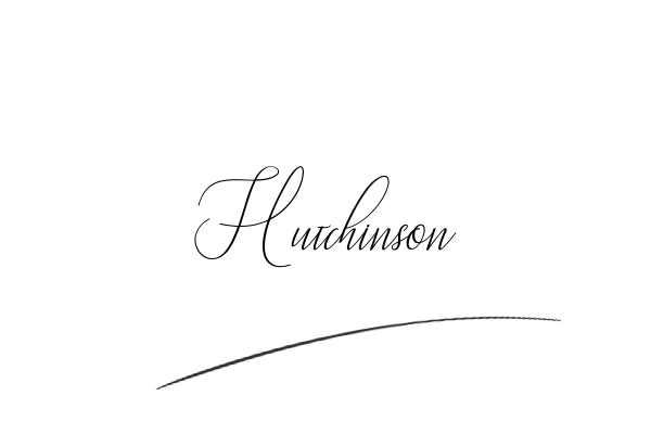 The best stylish Hutchinson name signature simple easy in English