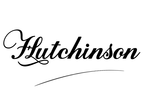 The best stylish Hutchinson name signature simple easy in English
