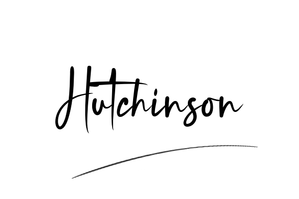 The best stylish Hutchinson name signature simple easy in English