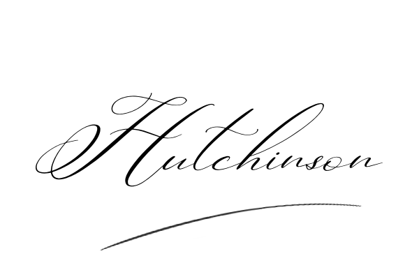 The best stylish Hutchinson name signature simple easy in English