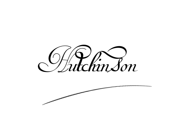 The best stylish Hutchinson name signature simple easy in English