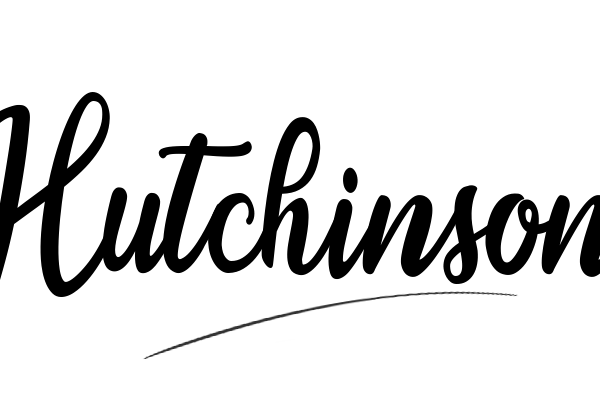 The best stylish Hutchinson name signature simple easy in English