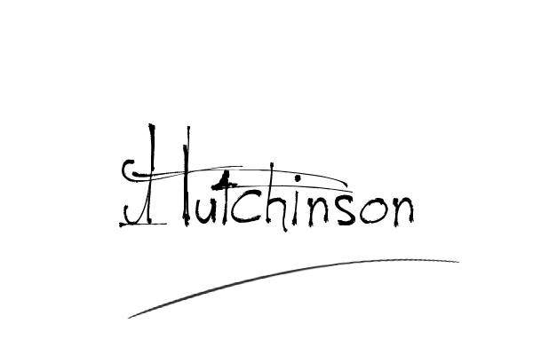 The best stylish Hutchinson name signature simple easy in English