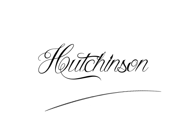 The best stylish Hutchinson name signature simple easy in English