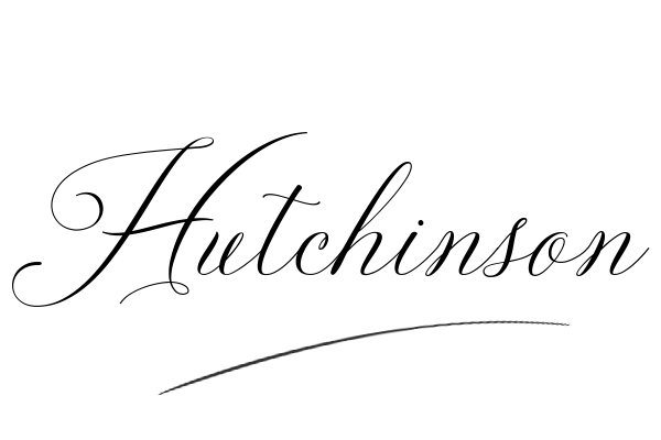 The best stylish Hutchinson name signature simple easy in English