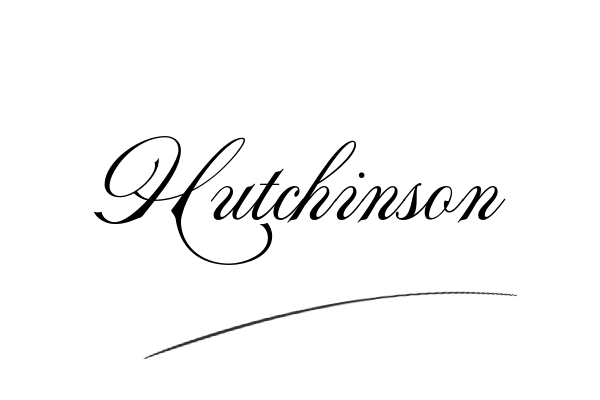The best stylish Hutchinson name signature simple easy in English