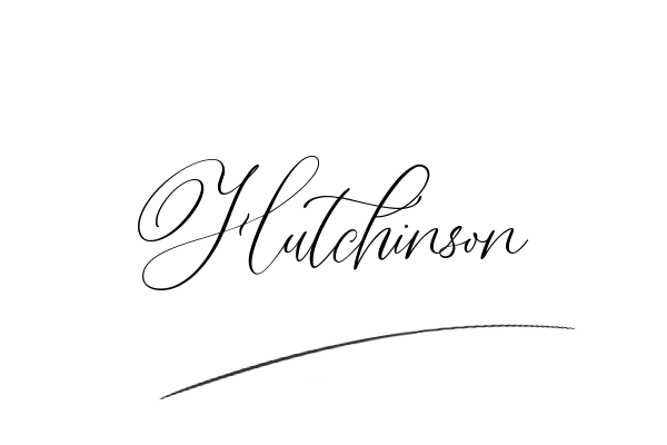 The best stylish Hutchinson name signature simple easy in English