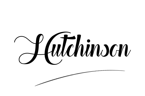 The best stylish Hutchinson name signature simple easy in English