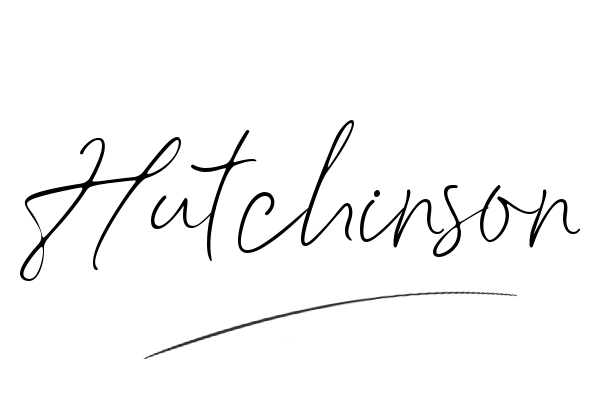 The best stylish Hutchinson name signature simple easy in English