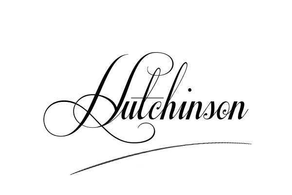 The best stylish Hutchinson name signature simple easy in English