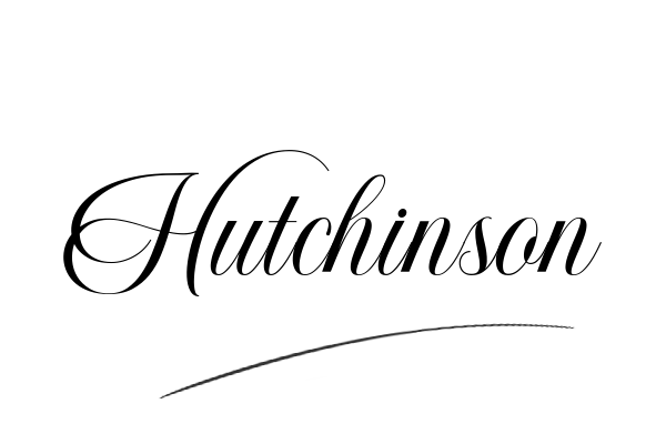 The best stylish Hutchinson name signature simple easy in English