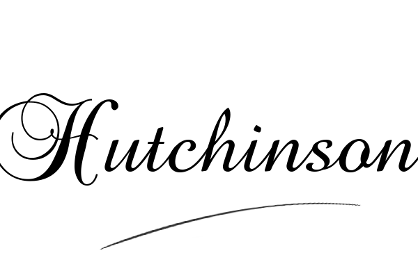 The best stylish Hutchinson name signature simple easy in English
