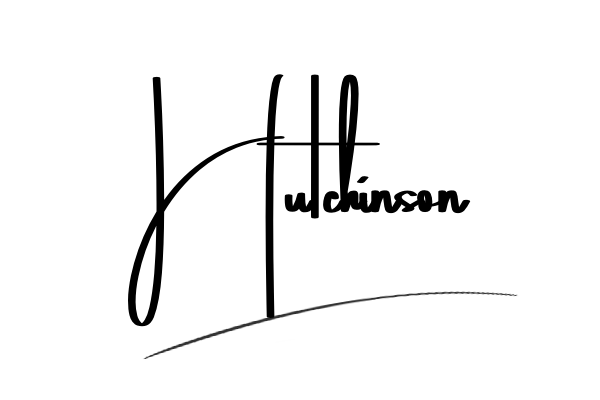 The best stylish Hutchinson name signature simple easy in English