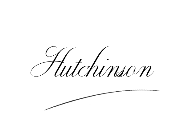The best stylish Hutchinson name signature simple easy in English