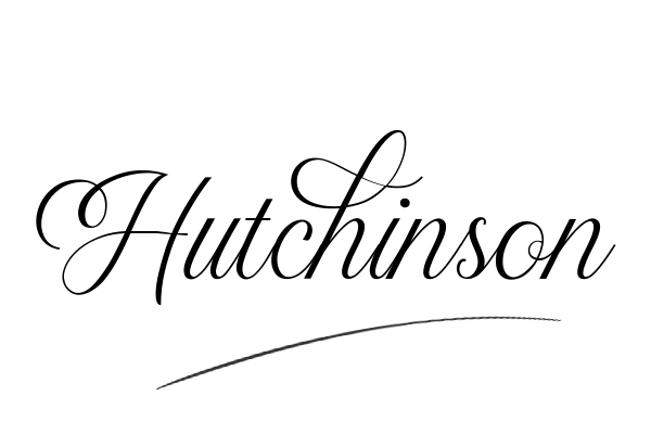 The best stylish Hutchinson name signature simple easy in English