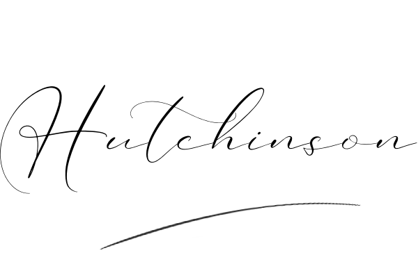 The best stylish Hutchinson name signature simple easy in English