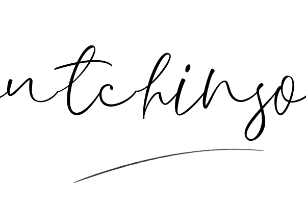 The best stylish Hutchinson name signature simple easy in English