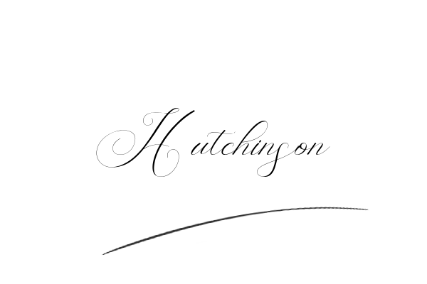 The best stylish Hutchinson name signature simple easy in English