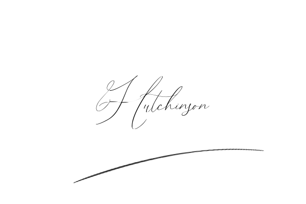 The best stylish Hutchinson name signature simple easy in English