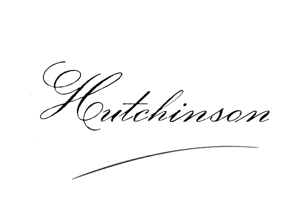The best stylish Hutchinson name signature simple easy in English