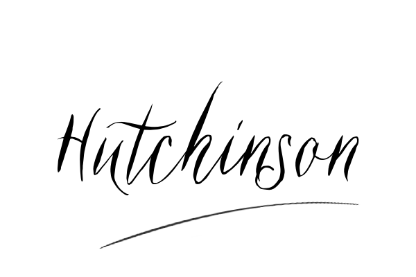 The best stylish Hutchinson name signature simple easy in English