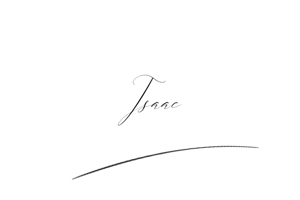 The best stylish Isaac name signature simple easy in English