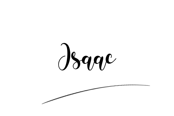 The best stylish Isaac name signature simple easy in English