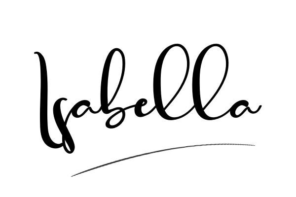 The best stylish Isabella name signature simple easy in English