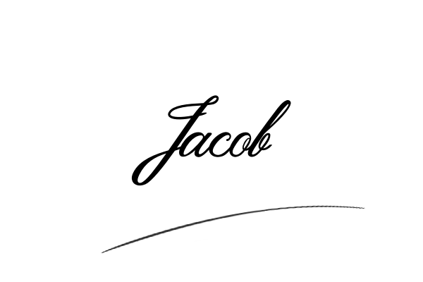 The best stylish Jacob name signature simple easy in English