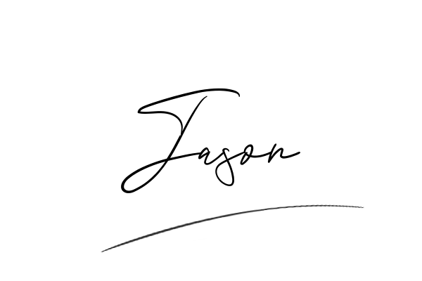 The best stylish Jason name signature simple easy in English